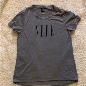 Modern Lux | XL Gray "Nope" Tee